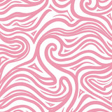 Luxurious Cloud Swirl With Wave Motifs (Pink)
