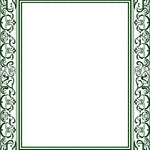 Heritage Scrollwork Inspired by Classical Lattice Motif (Green) - ODIKA