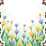 Enchanted Meadow Floral Petal Decorative Surface (Yellow)