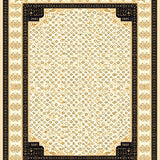 Art Deco Runner Beige/Dark Brown(Beige)