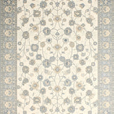 Floral Patchwork Beige & Gray Geometric Design(Beige)