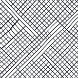 Minimalist Lattice Crosshatch Scandinavian Inspired Transitional (Black)