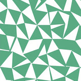 Triangular Mosaic Academic Learning Floor Cover Base (Green)