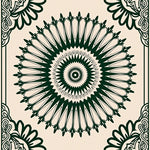 Burst with Intricate Petal Details (Green) - ODIKA