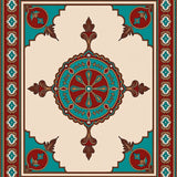 Caria Vintage Medallion Tapestry Heritage(Beige)