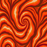 Flame Wave Luxurious Sophisticated Artistic Plush(Orange)