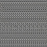 Abstract Lattice Motif with Monochrome Artistic Twist(Black)