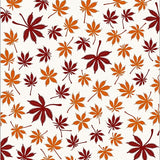 Autumn Maple Leaf Cascade with Rubber Backing(Orange)