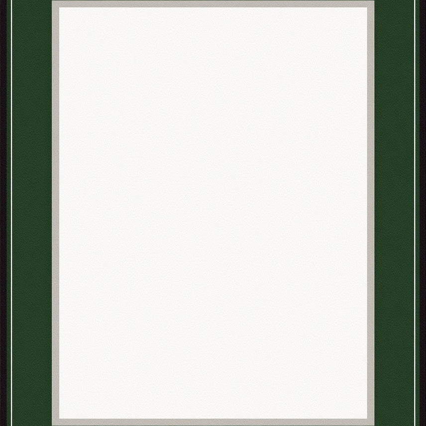 Classic Framed Symmetrical Decorative Corridor Pathway (White) - ODIKA