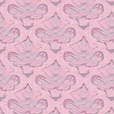 Abstract Cloudburst Interlocking with Ornamental Arabesque Details(Pink)