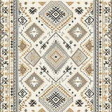 Boho Chic Berber Inspired Area with Artisan Tassel Finish(Beige)