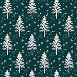 Winter Enchanted Forest(Teal)