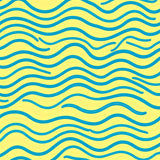 Zen Garden Ripple Wave Tranquil Japanese Inspired(Yellow)