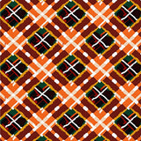 Autumn Tartan Interlocking Lattice(Orange)