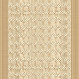 Elegant Oval Braided with Classic Rope Weave and Muted Earthtone Palette(Beige)