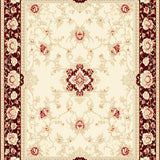Vintage Floral Octagon(Beige)