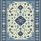 Elegant Boho Trellis Area(Ivory)