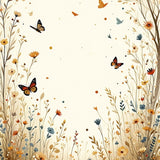 Abstract Insect Meadow Ultra Floor(Beige)