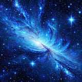 Enchanting Ethereal Galaxy Aesthetic(Blue)