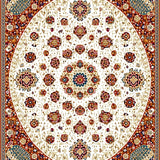 Earthen Embrace Beige and Rich Brown Hues(White)