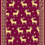 Winter Wonderland Reindeer Holiday(Gold)