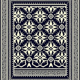 Tile Mosaic Interlocking Hexagonal(Blue)