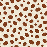 Rustic Ranch Spotted Area with Natural Hide Design(Brown)