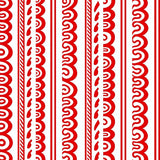 Cane Stripe Peppermint Swirl Entrance Design(Red)