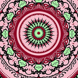 Festive Interlocking Boho Medallion Holiday Winter Celebration(Pink)