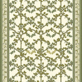 Verdant Lattice with Crisp Botanical Trellis Motif(Beige)