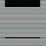 Classic Monochrome Striped With Contemporary Linear Design For Home(Black)