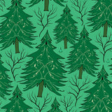 Enchanted Evergreen Forest Magical Woodland Treasure(Green)