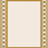 Risette Elegant Medallion Shag Plush Textured Contemporary Decorative(Gold)