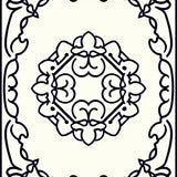 Exquisite Scrollwork Lattice Transitional(Black)