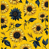 Elegant Dark Floral Composition(Yellow)
