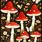 Charming Rustic Floral(Red)