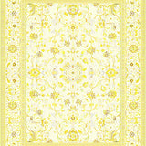 Elegant Faded Ornamental with Subtle Classic Designs(Yellow)