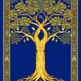 Earthy Tone Medallion(Blue)