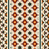 Southwestern Medallion with Whimsical Pumpkin Motifs(Orange)