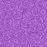 Elegant Swirl Abstract Modern Chic Fuzzy Sophisticated Stylish(Purple)