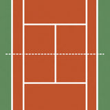 Clay Tennis Court(Red)