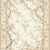 Beige Grey Runner Area Non Slip Rubber Backing(Beige)