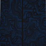 Elegant Lattice Intertwined Symmetrical Contemporary (Blue) - ODIKA