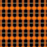 Harvest Lattice Farmhouse Plaid Checkered Autumn(Orange)