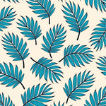 Tropical Botanical Interlaced Decorative Surface (Blue) - ODIKA