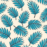 Tropical Botanical Interlaced Decorative Surface (Blue) - ODIKA