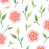 Whimsical Cottage Bloom Festival With Charming Rosette Display(Pink)