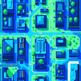 Urban Vivid Colorful Landscape(Blue)