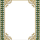 Festive Evergreen Spiral Motif With Ornate Starburst Accents(Green)