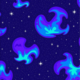 Celestial Dreamscape Ethereal Plush Tapestry(Purple)